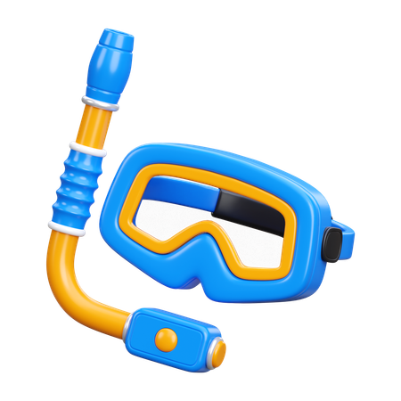 Diving Glasses  3D Icon