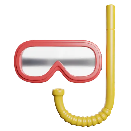Diving Goggles  3D Icon