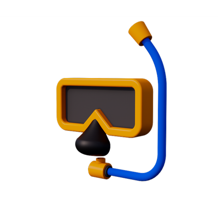 Diving Goggles  3D Icon