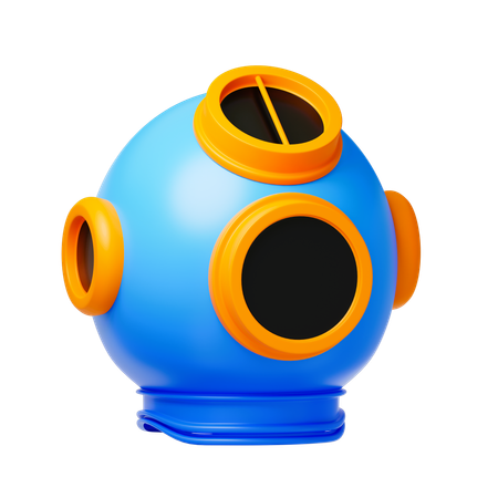 Diving Helmet  3D Icon