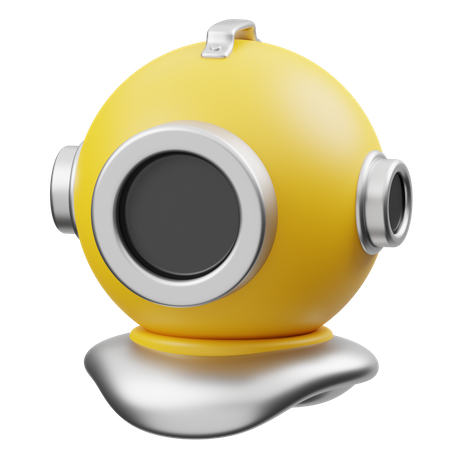 Diving Helmet  3D Icon