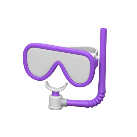 다이빙 마스크  3D Icon