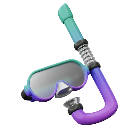 Diving Mask  3D Icon