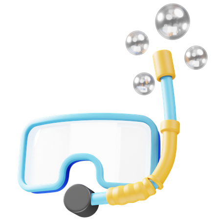 Diving Mask  3D Icon