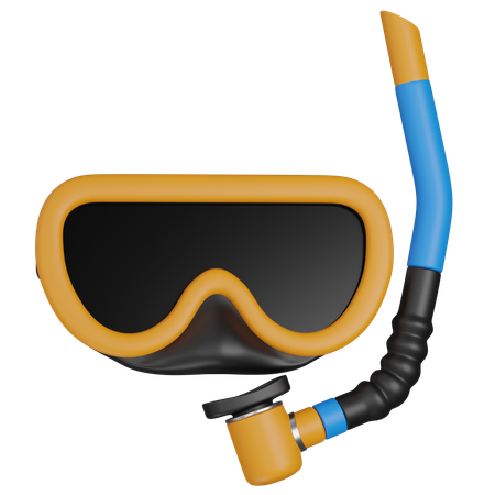 Diving Mask  3D Icon