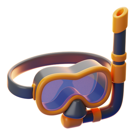 Diving Mask  3D Icon