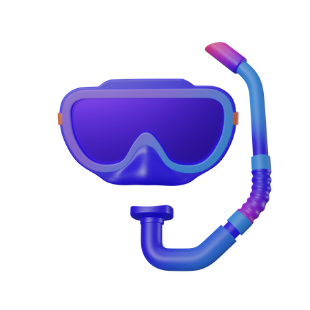 Diving Mask  3D Icon
