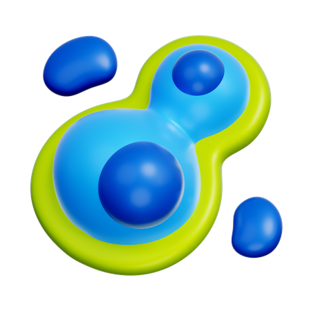 Divisão celular 3D Icon