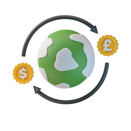 Divisas  3D Icon
