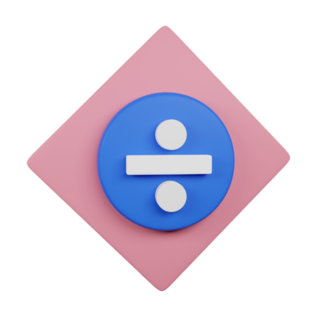 Diviser  3D Icon