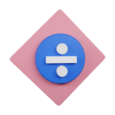 Diviser  3D Icon