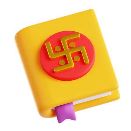 디왈리 책  3D Icon