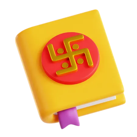 디왈리 책  3D Icon