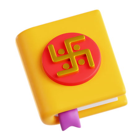 Diwali Book  3D Icon