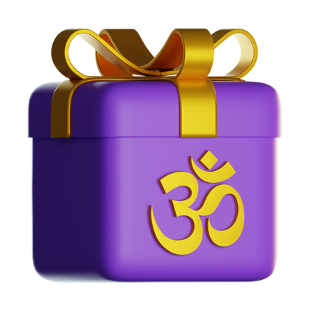 Cadeau de Diwali  3D Icon