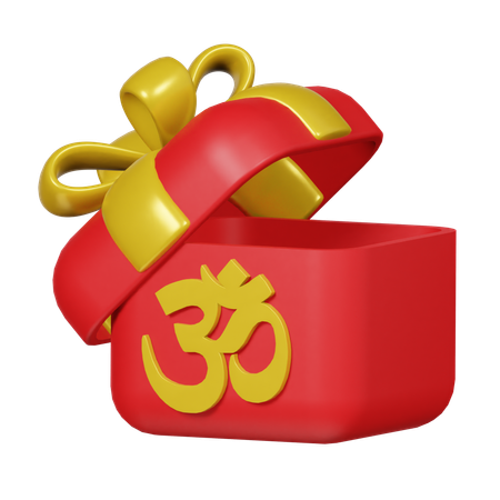 Cadeau de Diwali  3D Icon