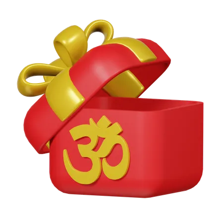 Cadeau de Diwali  3D Icon