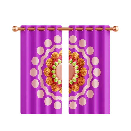 Diwali Curtain  3D Icon