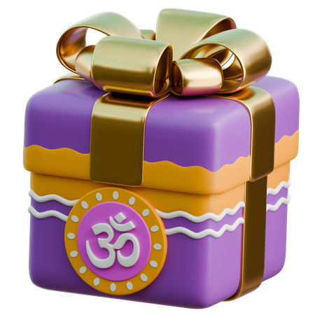 Diwali-Geschenk  3D Icon