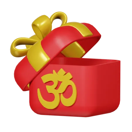 Diwali Gift  3D Icon