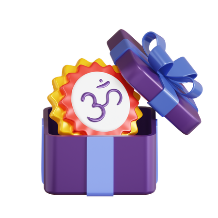 Diwali Gift  3D Icon