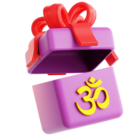 Diwali Gift  3D Icon