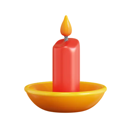 Diwali Lamp  3D Icon