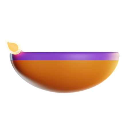 Diwali Lamp  3D Icon
