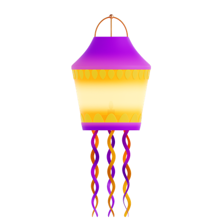 Diwali Lantern  3D Icon