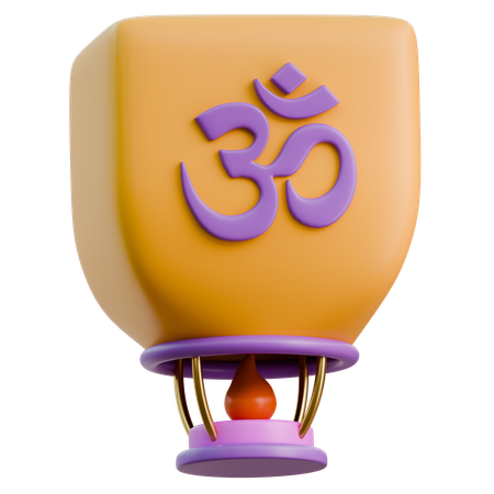 Diwali Lantern  3D Icon