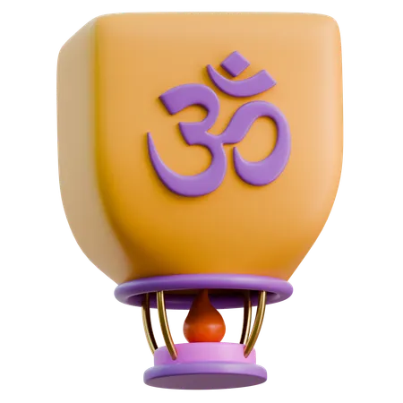 Diwali Lantern  3D Icon