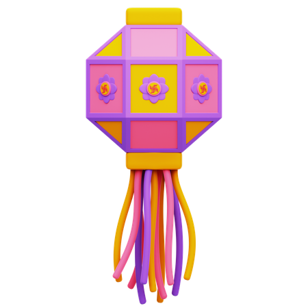 Diwali Lantern  3D Icon