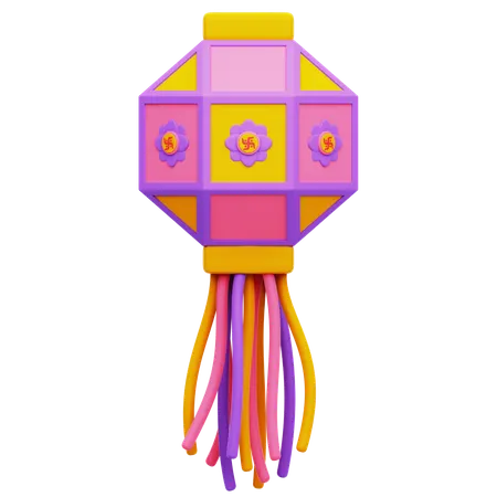 Diwali Lantern  3D Icon
