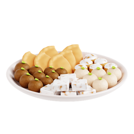 Diwali Sweets  3D Icon