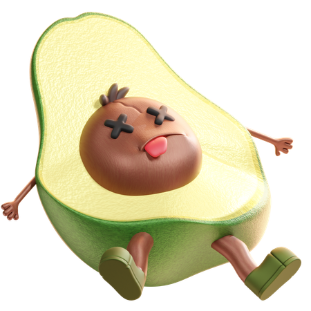 Dizzy Avacado  3D Icon