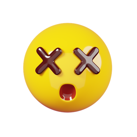 Dizzy Emoji  3D Emoji