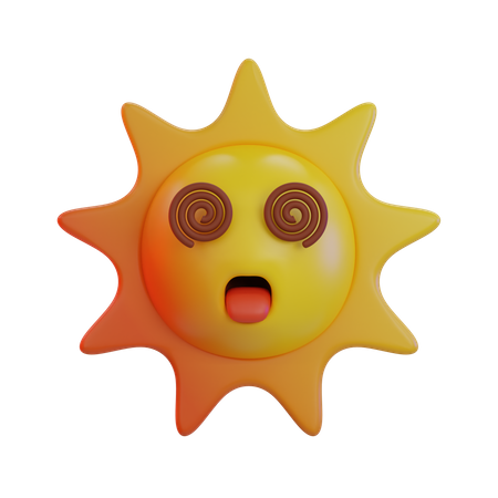 Dizzy Emoji  3D Icon