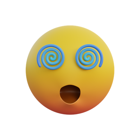 Dizzy face  3D Emoji