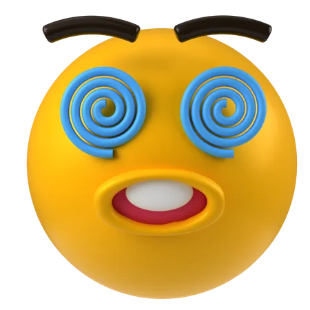 Dizzy Face  3D Icon