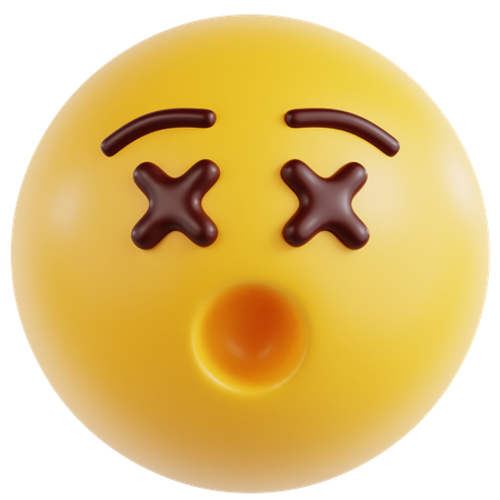 Dizzy Face  3D Icon