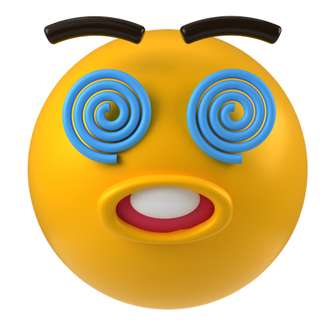 Dizzy Face  3D Icon