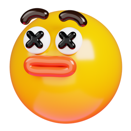 Dizzy Face  3D Icon