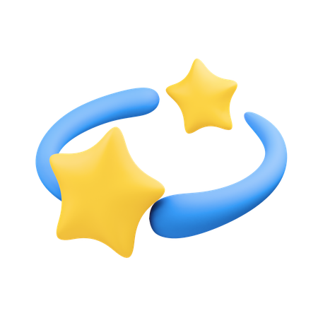 Dizzy Star Emoji  3D Icon