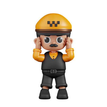 Dizzy Taxi Driver  3D Icon