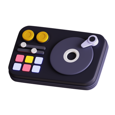 디제이  3D Icon