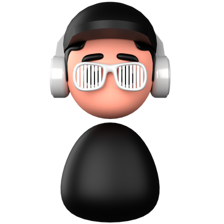 Dj  3D Icon