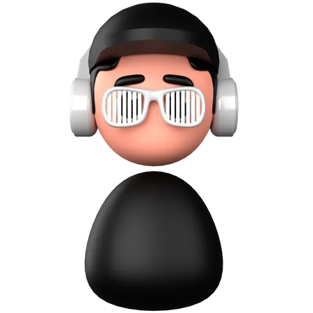 Dj  3D Icon