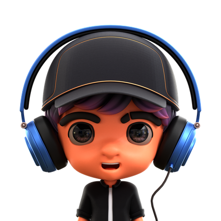 DJ  3D Icon