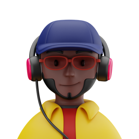 Dj  3D Icon