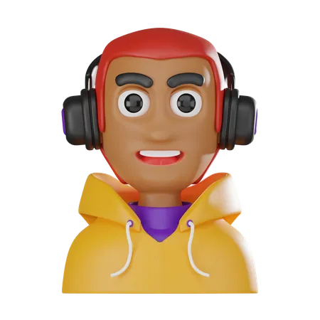 Dj  3D Icon